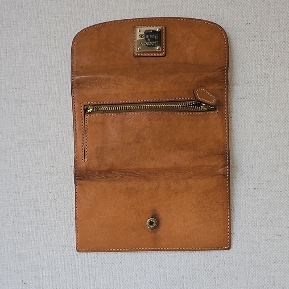 Dooney & Bourke Tan Leather Wallet - Picture 2 of 4